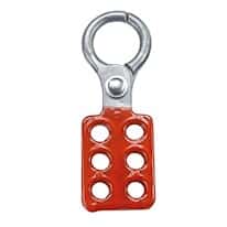 Brady T218 1" Standard-Style Steel Hasp, Yellow, Accommodates up to 6 Locks Brady T218 1" Standard-Style Steel Hasp, Yellow, Accommodates up to 6 Locks