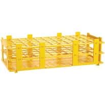 BrandTech 4340003 Test Tube Rack, PP, Yellow, 84 Tubes up to 13 mm Dia.; 5/PK BrandTech 4340003 Test Tube Rack, PP, Yellow, 84 Tubes up to 13 mm Dia.; 5/PK