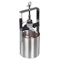Burkle 5365-4000 Dipping Bottle with Glass Container, Nickel-Plated Brass Frame, 148 mm; 1000 mL Burkle 5365-4000 Dipping Bottle with Glass Container, Nickel-Plated Brass Frame, 148 mm; 1000 mL