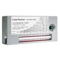 Cole-Parmer Battery-Operated Psychrometer, Farenheit Scale, 0 to 120°F, 10 to 100% RH Cole-Parmer Battery-Operated Psychrometer, Farenheit Scale, 0 to 120°F, 10 to 100% RH