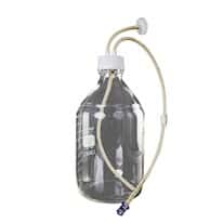 Cole-Parmer Aseptic Sampling Cap for GL45 Bottles, 2 Ports, 1/8"ID x 1/4"OD TPE Tubing; 1/Ea Cole-Parmer Aseptic Sampling Cap for GL45 Bottles, 2 Ports, 1/8"ID x 1/4"OD TPE Tubing; 1/Ea
