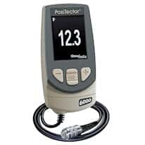 DeFelsko 6000FS1标准涂层测厚仪； Fe上的非磁性，远程探头