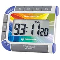 Digi-Sense Traceable® Color Frame Four-Channel Timer with Calibration Digi-Sense Traceable® Color Frame Four-Channel Timer with Calibration