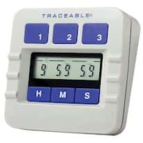 Digi-Sense Traceable® Single-Display Triple-Event Lab Digital Timer with Calibration Digi-Sense Traceable® Single-Display Triple-Event Lab Digital Timer with Calibration