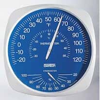 Environmental Express Oakton 1013-00 Large-Dial Thermohygrometer, 25 to 80% RH/, -22 to 122F Environmental Express Oakton 1013-00 Large-Dial Thermohygrometer, 25 to 80% RH/, -22 to 122F