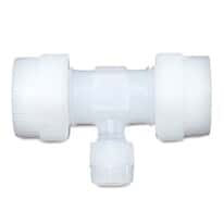 PharmaFluor® Compression Fitting, Tee Reducer, PFA, 1/2" OD x 1/2" OD x 1/4" OD PharmaFluor® Compression Fitting, Tee Reducer, PFA, 1/2" OD x 1/2" OD x 1/4" OD