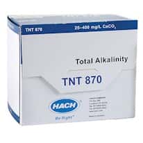 Hach TNT870 TNTplus® Spectrophotometer Chemistry, Total Alkalinity, 25 to 400 mg/L; 25/PK Hach TNT870 TNTplus® Spectrophotometer Chemistry, Total Alkalinity, 25 to 400 mg/L; 25/PK