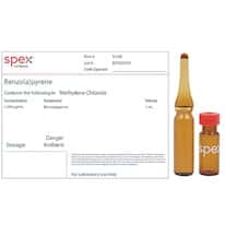 Spex S-430 Benzo(a)pyrene, 1,000 µg/mL in Methylene Chloride; 1 mL Spex S-430 Benzo(a)pyrene, 1,000 µg/mL in Methylene Chloride; 1 mL