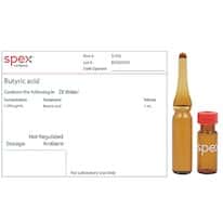 Spex S-702 Butyric Acid, 1,000 µg/mL in DI Water; 1 mL Spex S-702 Butyric Acid, 1,000 µg/mL in DI Water; 1 mL