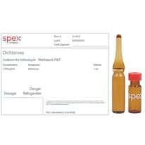Spex S-1475 Dichlorvos Organic Standard, 1,000 µg/mL in Methanol-P&T; 1 mL Spex S-1475 Dichlorvos Organic Standard, 1,000 µg/mL in Methanol-P&T; 1 mL