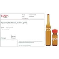 Spex LCS-3117-ACN Piperonyl butoxide LC/MS Standard in HPLC Acetonitrile; 1 mL Spex LCS-3117-ACN Piperonyl butoxide LC/MS Standard in HPLC Acetonitrile; 1 mL