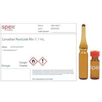Spex CAN-CAN-7 Canadian Pesticide Mix 7 in LC/MS Acetonitrile; 1 mL Spex CAN-CAN-7 Canadian Pesticide Mix 7 in LC/MS Acetonitrile; 1 mL