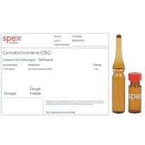 Spex S-10248 Cannabichromene (CBC) DEA Controlled Substance, 1,000 µg/mL; 1 mL Spex S-10248 Cannabichromene (CBC) DEA Controlled Substance, 1,000 µg/mL; 1 mL
