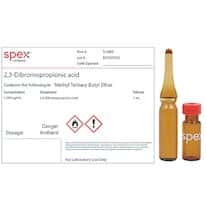 Spex S-3895-PK 2,3-Dibromopropionic Acid Organic Standard, 1,000 µg/mL; 1 mL; 4/pk Spex S-3895-PK 2,3-Dibromopropionic Acid Organic Standard, 1,000 µg/mL; 1 mL; 4/pk