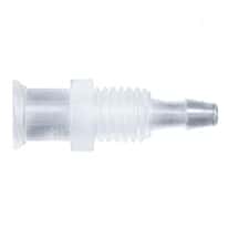 Value Plastics Luer to Hose Barb Fitting, Straight Adapter, Polypropylene, Female Luer Thread Panel Mount 1/4-28 UNF x 200 Series Barb 1/16" ID; 25/Pk Value Plastics Luer to Hose Barb Fitting, Straight Adapter, Polypropylene, Female Luer Thread Panel Mount 1/4-28 UNF x 200 Series Barb 1/16" ID; 25/Pk