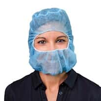 Vanguard Safety Polypropylene Hood, Blue, Large; 1000/CS Vanguard Safety Polypropylene Hood, Blue, Large; 1000/CS
