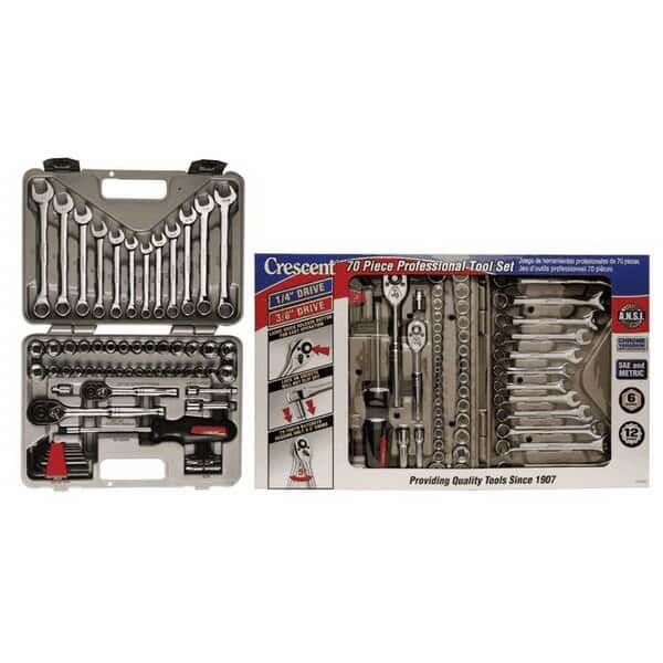材料运输和储存 工具 工具箱 crescent ctk70mp 70 piece tool set