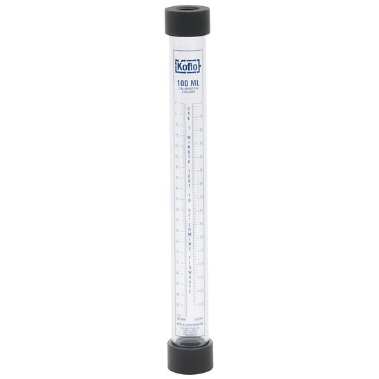Koflo Calibration Column, 100 mL capacity from ColeParmer