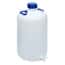 Cole-Parmer Heavy-Walled Narrow-Mouth Carboy w/ Spigot and Handle, HDPE; 50L (13 gal) Cole-Parmer Heavy-Walled Narrow-Mouth Carboy w/ Spigot and Handle, HDPE; 50L (13 gal)