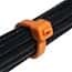 Cole-Parmer 40 Pound Nylon Cable Zip Ties, 8" L, Orange; 1000/PK Cole-Parmer 40 Pound Nylon Cable Zip Ties, 8" L, Orange; 1000/PK