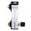 Cole-Parmer Variable Area Flowmeter, Acrylic, Water, 100 mL, 1/8" Stainless, with Valve Cole-Parmer Variable Area Flowmeter, Acrylic, Water, 100 mL, 1/8" Stainless, with Valve