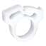 Cole-Parmer Hose Clamps, Acetal Copolymer, 0.28 - 0.30" ID, White 100/Pk Cole-Parmer Hose Clamps, Acetal Copolymer, 0.28 - 0.30" ID, White 100/Pk