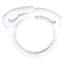 Cole-Parmer Hose Clamps, Acetal Copolymer, 0.71 - 0.81" ID, White 100/Pk Cole-Parmer Hose Clamps, Acetal Copolymer, 0.71 - 0.81" ID, White 100/Pk
