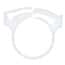 Cole-Parmer Hose Clamps, Acetal Copolymer, 0.78 - 0.93" ID, White 100/Pk Cole-Parmer Hose Clamps, Acetal Copolymer, 0.78 - 0.93" ID, White 100/Pk