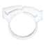 Cole-Parmer Hose Clamps, Acetal Copolymer, 0.88 - 1.0" ID, White 100/Pk Cole-Parmer Hose Clamps, Acetal Copolymer, 0.88 - 1.0" ID, White 100/Pk