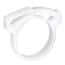 Cole-Parmer Hose Clamps, Acetal Copolymer, 1.11 - 1.27" ID, White 100/Pk Cole-Parmer Hose Clamps, Acetal Copolymer, 1.11 - 1.27" ID, White 100/Pk