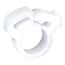 Cole-Parmer Hose Clamps, Acetal Copolymer, 0.38 - 0.42" ID, White 100/Pk Cole-Parmer Hose Clamps, Acetal Copolymer, 0.38 - 0.42" ID, White 100/Pk