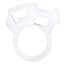 Cole-Parmer Hose Clamps, Acetal Copolymer, 0.38 - 0.42" ID, White 100/Pk Cole-Parmer Hose Clamps, Acetal Copolymer, 0.38 - 0.42" ID, White 100/Pk