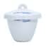 Cole-Parmer High-Form Crucible with Cover, Porcelain, 50 mL; 6/PK Cole-Parmer High-Form Crucible with Cover, Porcelain, 50 mL; 6/PK