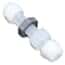 PharmaFluor ® Compression Fitting, Straight Union, PFA, 1/8" OD PharmaFluor ® Compression Fitting, Straight Union, PFA, 1/8" OD