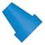 Idex Flangeless Ferrule, Blue ETFE, 1/16" OD Tubing, 1/4-28 Flat-Bottom; 10/PK Idex Flangeless Ferrule, Blue ETFE, 1/16" OD Tubing, 1/4-28 Flat-Bottom; 10/PK