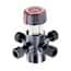 Idex Manual Switching Valve, Right Angle, Bulkhead, PEEK/PTFE, 4-Position, 4-Port; 1/EA Idex Manual Switching Valve, Right Angle, Bulkhead, PEEK/PTFE, 4-Position, 4-Port; 1/EA