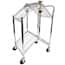 Luxor Collapsible Wire Utility Cart, Two Shelves Luxor Collapsible Wire Utility Cart, Two Shelves