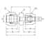 Superlok USA Reducing Union, 1/2" X 1/4", Stainless Steel; 1/Each Superlok USA Reducing Union, 1/2" X 1/4", Stainless Steel; 1/Each