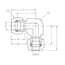 Superlok USA Union Elbow, 1/8" O.D., Stainless Steel; 1/Each Superlok USA Union Elbow, 1/8" O.D., Stainless Steel; 1/Each