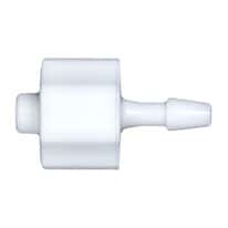 Cole-Parmer® Cleanroom Male Luer to Hose Barb Fittings, Straight Adapter, White Nylon Cole-Parmer® Cleanroom Male Luer to Hose Barb Fittings, Straight Adapter, White Nylon