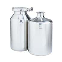 Cole-Parmer® Sanitary Bottles, Stainless Steel Cole-Parmer® Sanitary Bottles, Stainless Steel