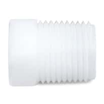 Threaded to Plug Fitting, Straight Adapter, Nylon Threaded to Plug Fitting, Straight Adapter, Nylon
