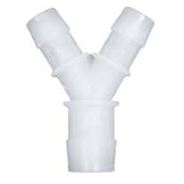 Eldon James Hose Barb Fittings, Y Reducer, Natural Kynar® Eldon James Hose Barb Fittings, Y Reducer, Natural Kynar®