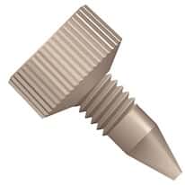 Idex® One-Piece MicroTight® Fittings with Standard Knurl Head Idex® One-Piece MicroTight® Fittings with Standard Knurl Head