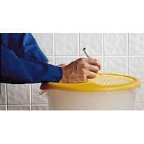 Rubbermaid Yellow LDPE Lids for Storage Containers with Handles Rubbermaid Yellow LDPE Lids for Storage Containers with Handles