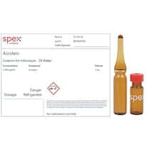 Spex Acrolein Organic Standards, 1,000 µg/mL Spex Acrolein Organic Standards, 1,000 µg/mL