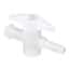 Cole-Parmer® 1-Way Stopcocks with Luer Fittings, Natural Kynar® PVDF Cole-Parmer® 1-Way Stopcocks with Luer Fittings, Natural Kynar® PVDF