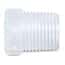 Threaded to Plug Fitting, Straight Adapter, PP Threaded to Plug Fitting, Straight Adapter, PP