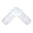 Eldon James Hose Barb Fittings, 90° Elbow, Animal-Derivative-Free Polypropylene Eldon James Hose Barb Fittings, 90° Elbow, Animal-Derivative-Free Polypropylene