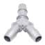 Eldon James Hose Barb Fittings, Y Union, Stainless Steel Eldon James Hose Barb Fittings, Y Union, Stainless Steel